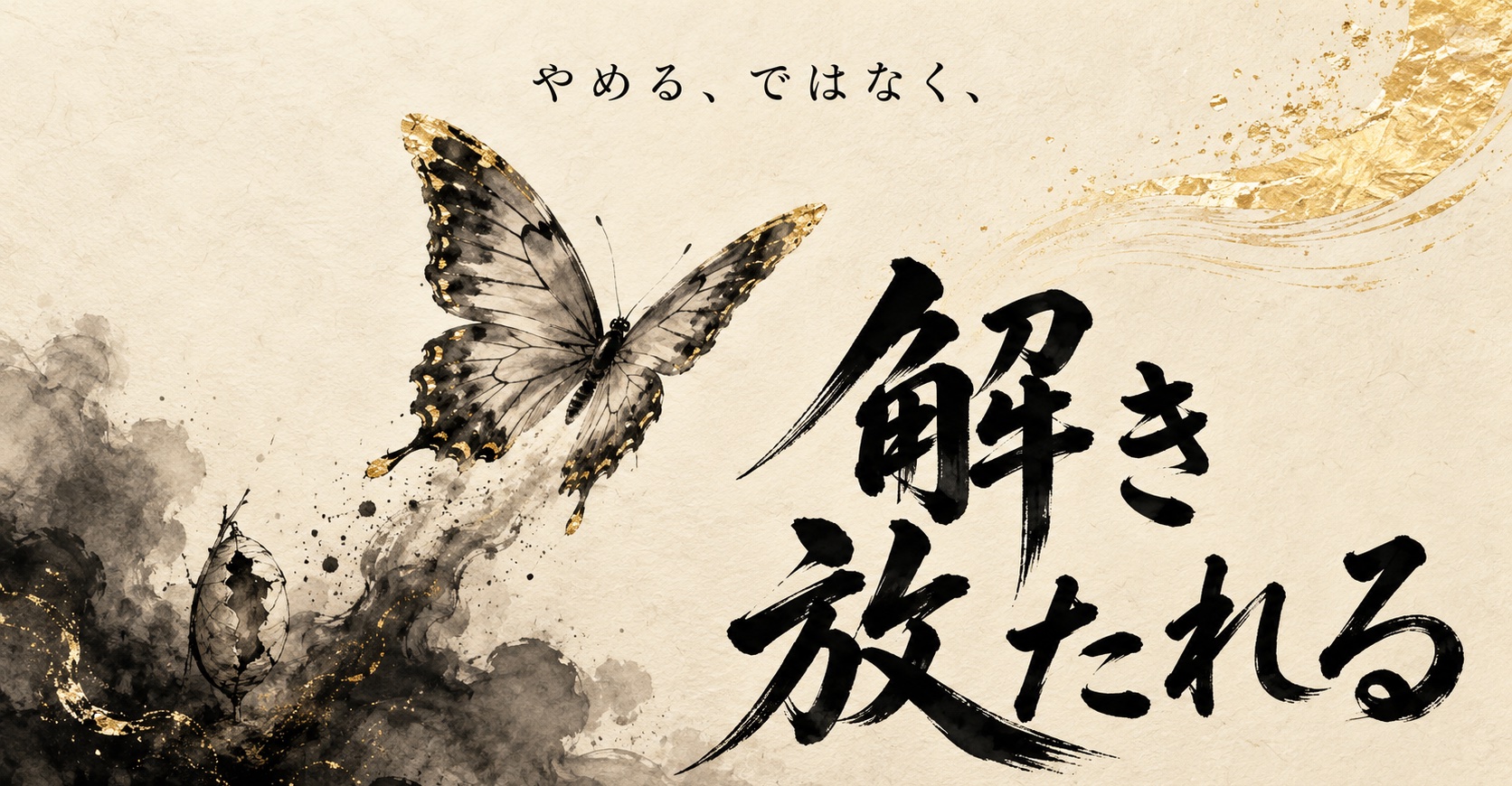 やめる、ではなく、解き放たれる